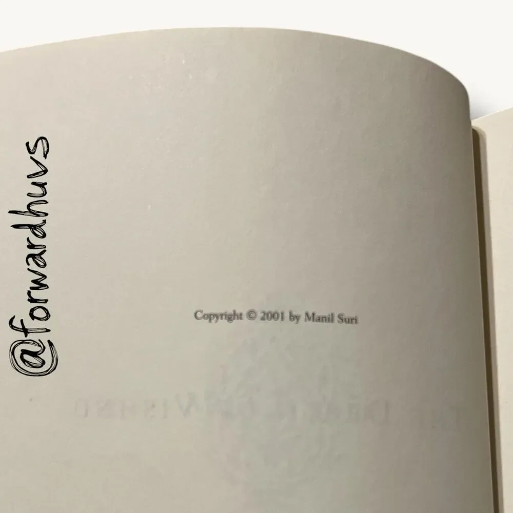 The Death of Vishnu Advance Reader’s Edition 2001
